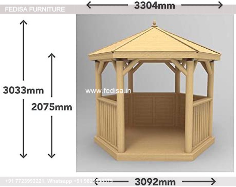 Gazebo Small Gazebo Outdoor Thatched Gazebo Metal Waterproof Gazebo