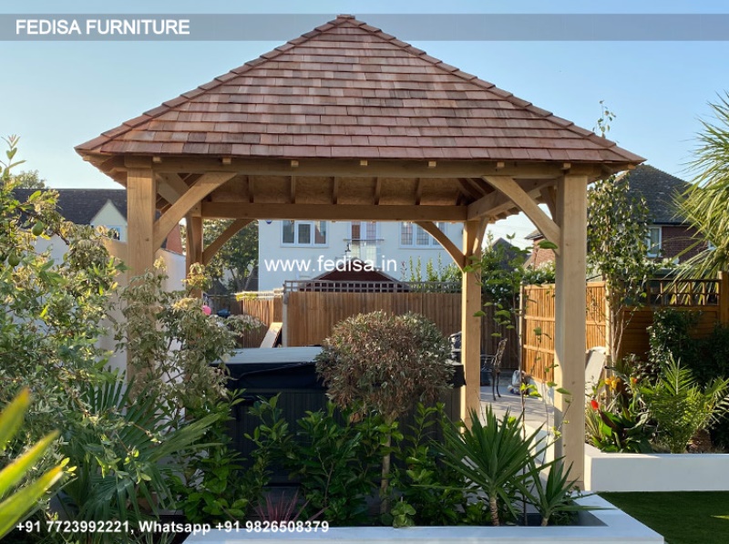 Gazebo Outdoor Gazebo Glass Roof Wooden Gazebo Gazebo Seating