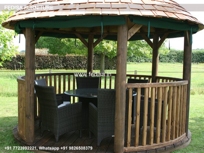 Gazebo Outdoor Gazebo Slanted Roof Gazebo Lean To Wooden Gazebo