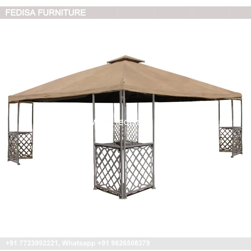 Gazebo Wooden Gazebo Veranda Gazebo 3m X 2.5 M Metal Gazebo