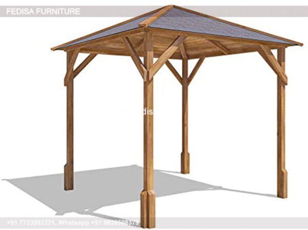 Gazebo Small Gazebo Outsunny Hexagon Gazebo 4x3 Wooden Pergola