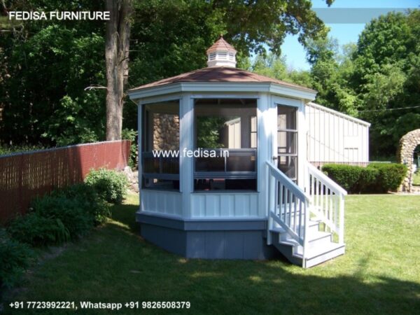 Gazebo Wooden Gazebo 2.5 M Wooden Gazebo Wrought Iron Arbor Gazebo