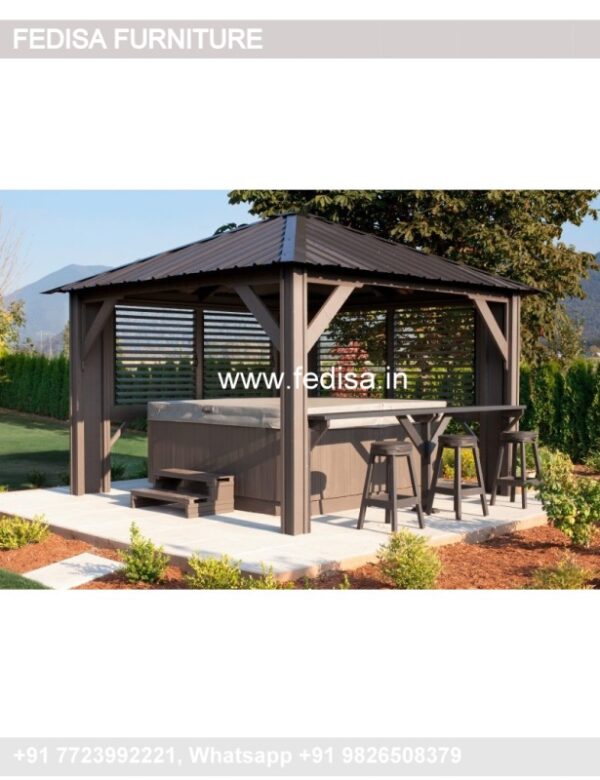 Gazebo Garden Gazebo Round Garden Gazebo Wall Mounted Wooden Gazebo