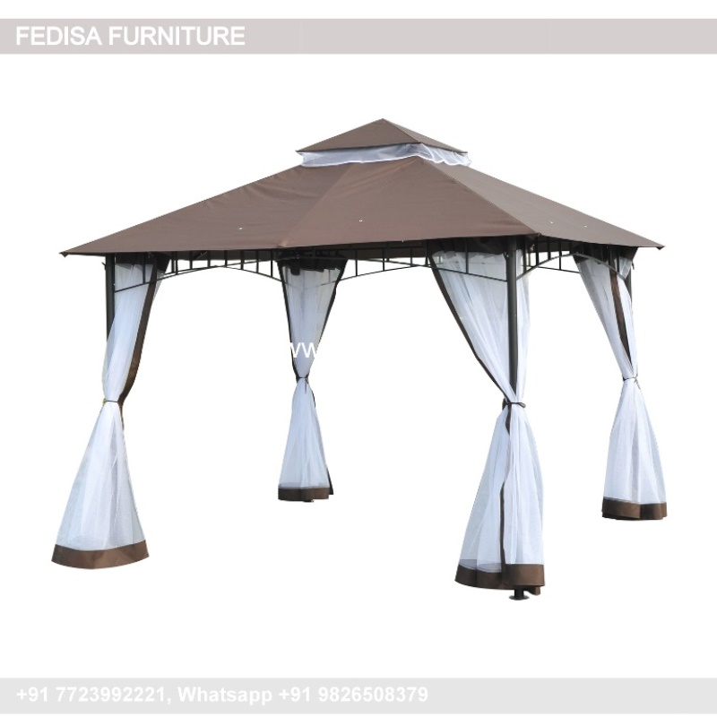 Gazebo Metal Gazebo 3x3 Gazebo With Retractable Roof Fixed Wooden Gazebo