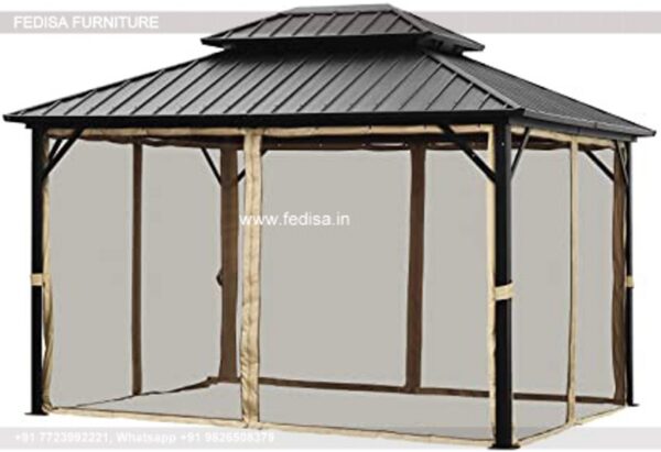 Gazebo Garden Gazebo 3m X 3.6 M Gazebo 2m Gray Gazebo