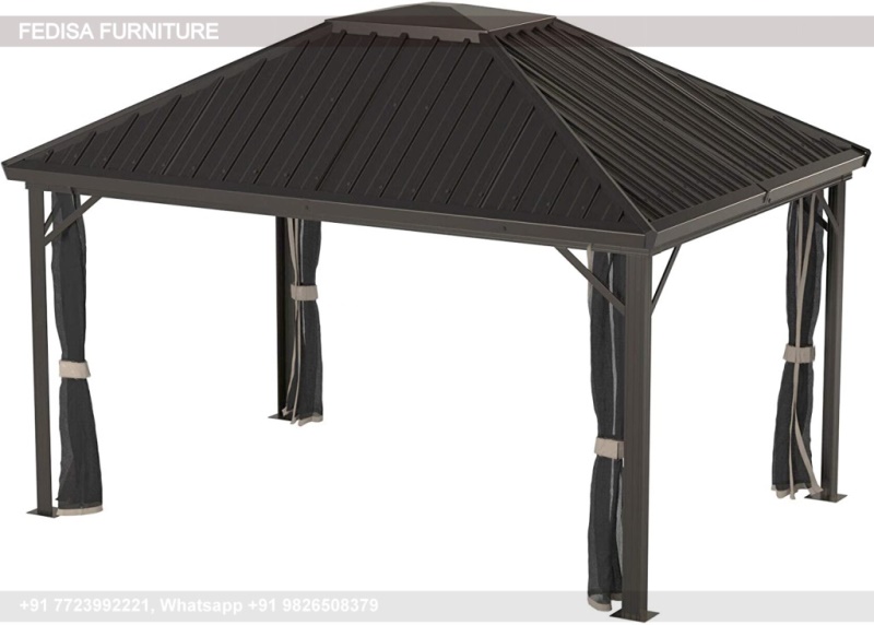 Gazebo Wooden Gazebo 14 X 2 Wooden Gazebo Gray Retractable Gazebo