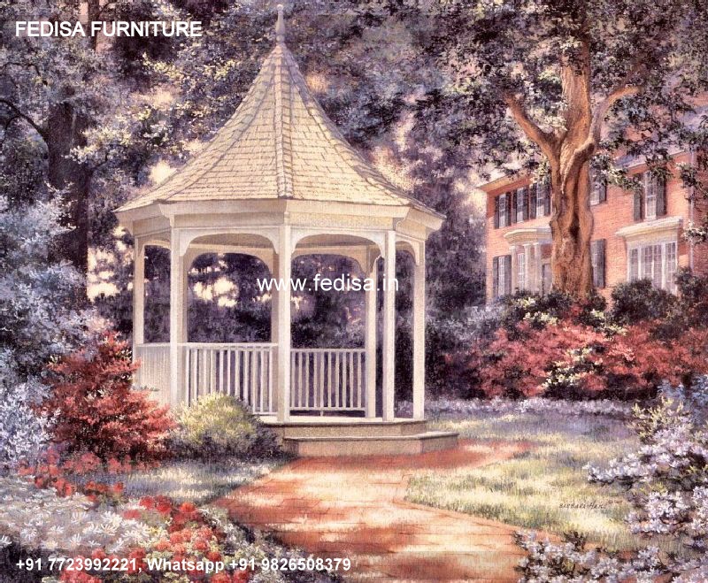 Gazebo Wooden Gazebo Gray Heavy Duty Gazebo Luxury Gazebo 3x3m With Led