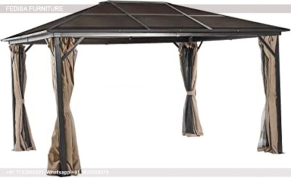 Gazebo Wooden Gazebo Pergola 3.5 M 5ft Pergola