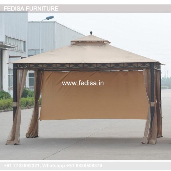 Gazebo Wooden Gazebo Metal Waterproof Gazebo Rectangular Pergola