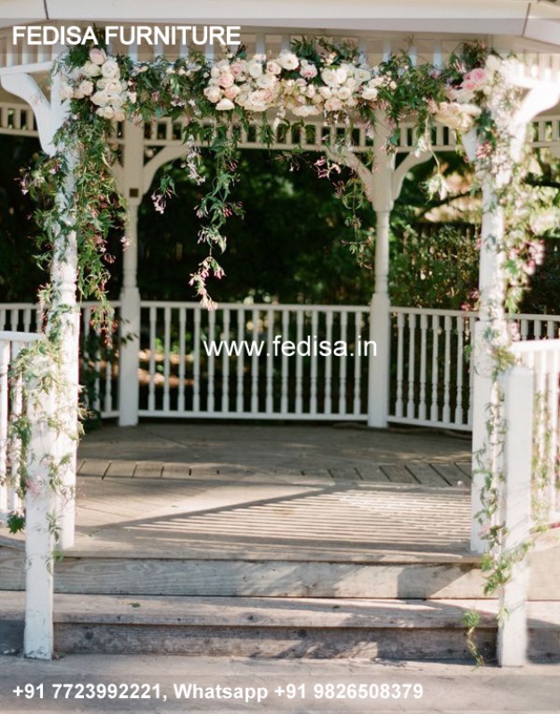 Gazebo Pergola Gazebo 8x10 Wooden Gazebo Op3935wh