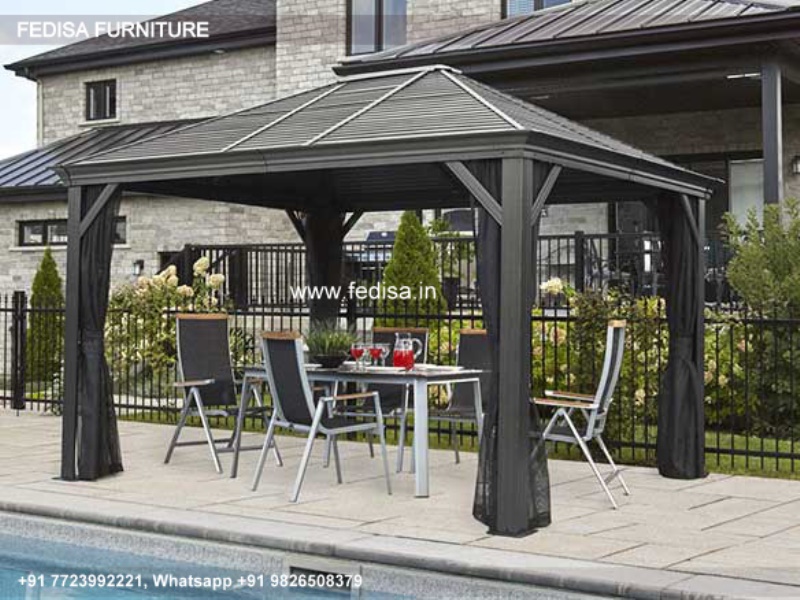 Gazebo Metal Gazebo Fully Enclosed Gazebo Thatched Garden Gazebo