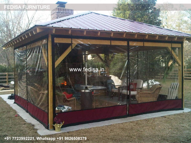 Gazebo Outdoor Gazebo Corner Wooden Gazebo Slatted Gazebo