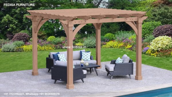 Gazebo Wooden Gazebo Farwell Pergola Palram Dallas 6100 Gazebo