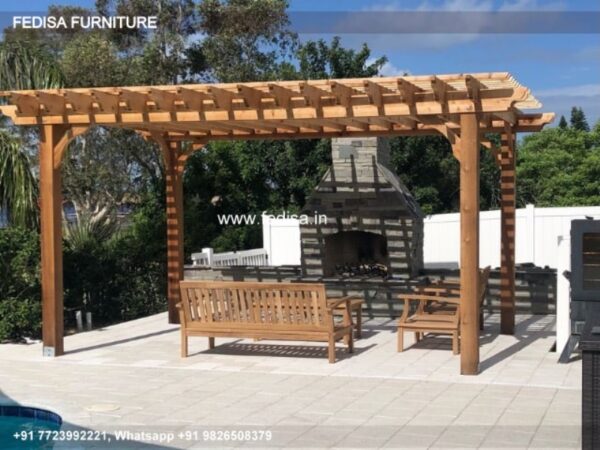 Gazebo Garden Gazebo Folding Pergola Croft 3 X 3m Beige Pergola Summer Garden Gazebo