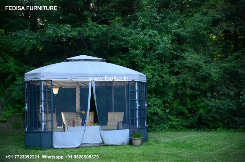 Gazebo Outdoor Gazebo Gray Metal Gazebo Large Gray Gazebo