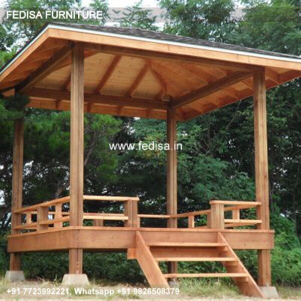 Gazebo Pergola Gazebo 4x3 Wooden Gazebo Gray Outdoor Gazebo