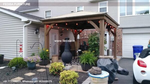 Gazebo Small Gazebo Gazebo Home Garden Two Sided Wooden Gazebo