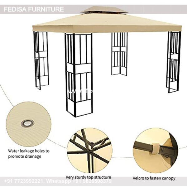Gazebo Pergola Gazebo Circular Wooden Gazebo Wooden Pergola 3m X 4m