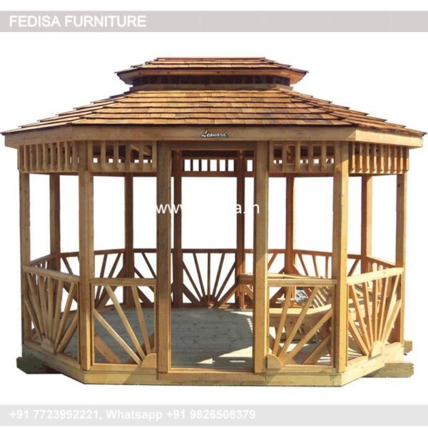 Gazebo Wooden Gazebo Pandora Leaf 3m X 3m Pergola Metal Framed Gazebo