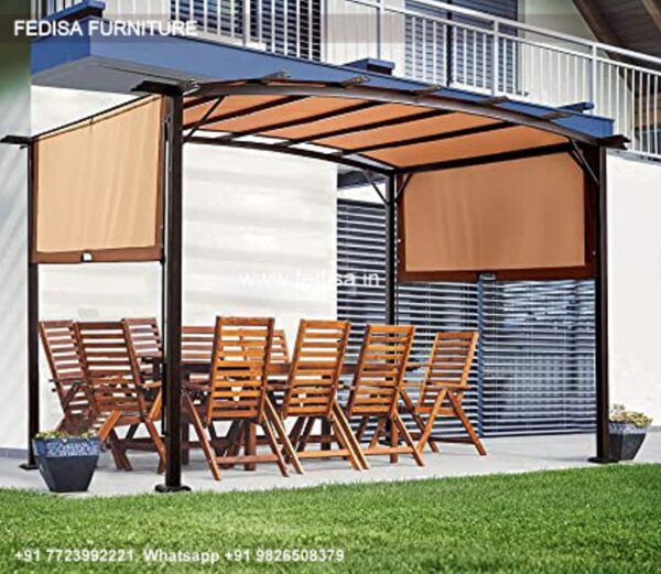 Gazebo Outdoor Gazebo Metal Pergola 3m X 4m Gazelle G6