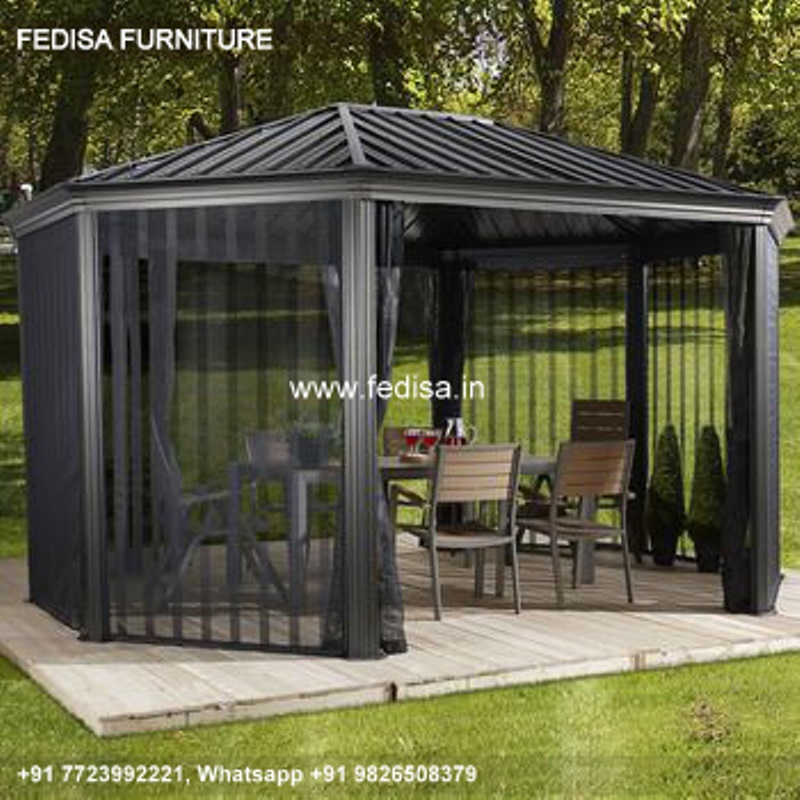 Gazebo Metal Gazebo Permanent Hot Tub Gazebo Flat Pack Pergola