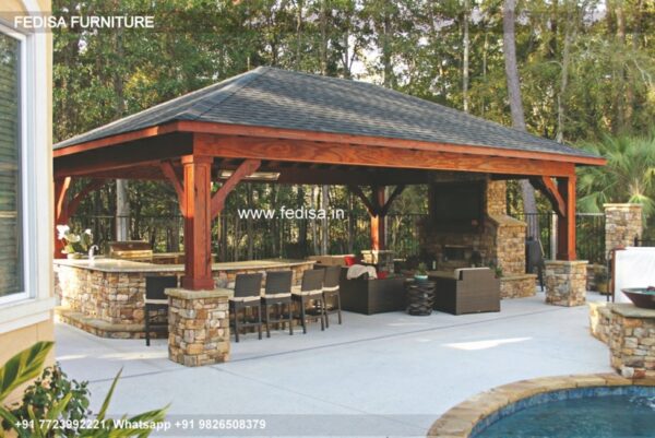 Gazebo Wooden Gazebo Metal Waterproof Gazebo Wooden Pavilion Gazebo
