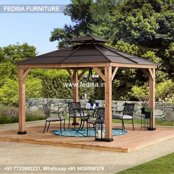 Gazebo Wooden Gazebo Deluxe Wooden Gazebo Flat Pack Gazebo