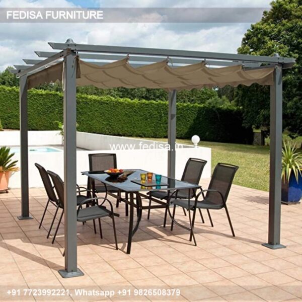 Gazebo Wooden Gazebo Op3935wh Covered Wooden Gazebo