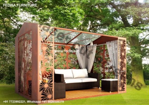 Gazebo Garden Gazebo Gazebo Pliable Black Wooden Gazebo