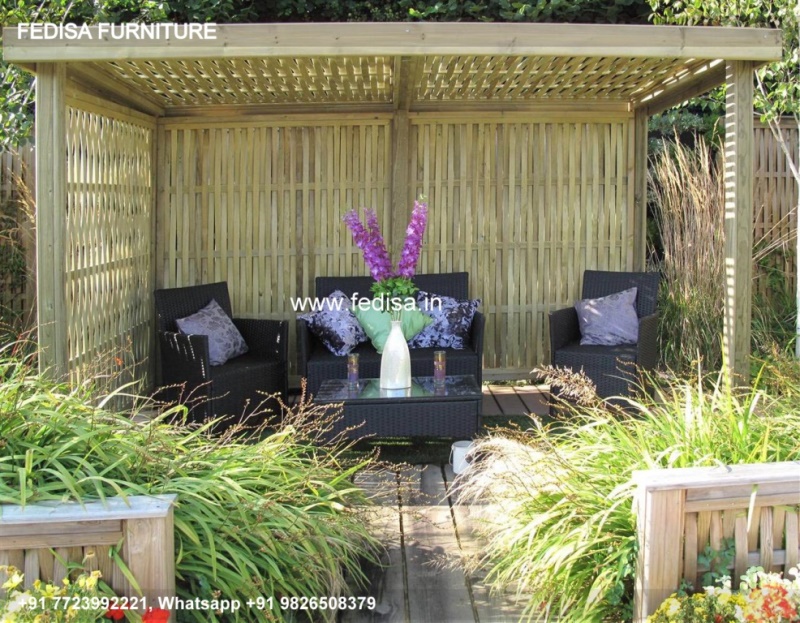 Gazebo Metal Gazebo Fixed Garden Gazebo Wooden Seated Gazebo