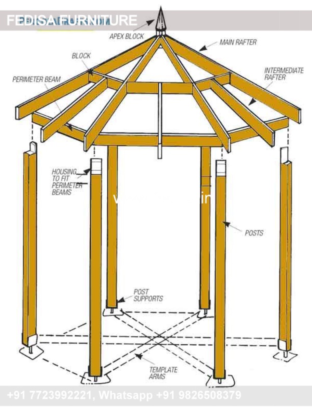 Gazebo Garden Gazebo Palram Dallas 6100 Gazebo Small Wooden Hexagonal Gazebo