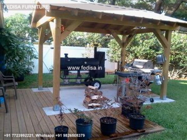 Gazebo Wooden Gazebo Garden Bridge With Arched Railing Sams Gazebos 2.5 X 3 Meters Gazebo