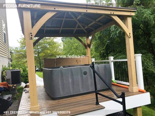 Gazebo Wooden Gazebo Kingfisher Garden Gazebo With Sidewalls Marco Polo 3m X 3m Gray Gazebo