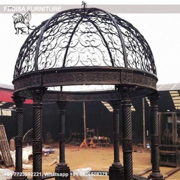 Gazebo Small Gazebo Garden Gazebo Retractable Roof Ready Made Wooden Gazebo