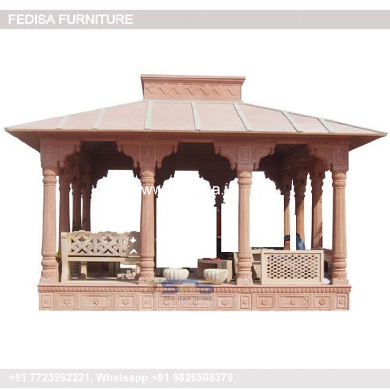 Gazebo Outdoor Gazebo 2m Hexagonal Gazebo Wooden Pent Gazebo