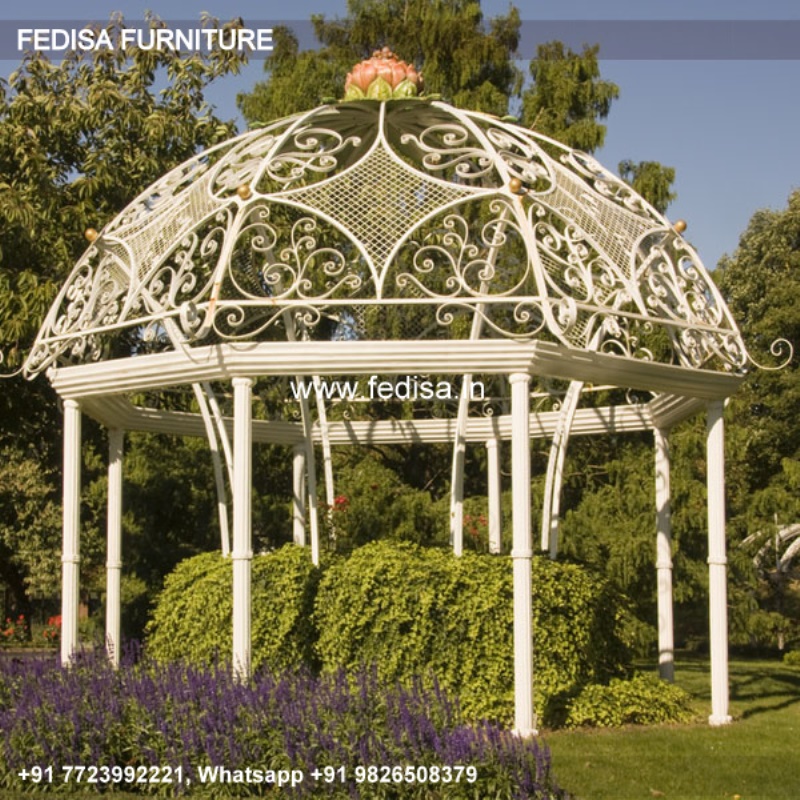 Gazebo Metal Gazebo Garden Gazebo Gray Warmly Pergola