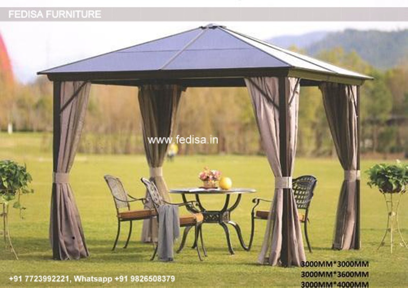 Gazebo Pergola Gazebo 3m X 3m Gazebo With Retractable Roof Ornate Garden Gazebo