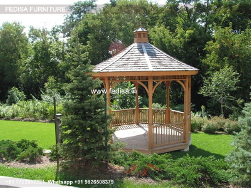 Gazebo Small Gazebo Wooden Seated Gazebo Gray Gazebo 3x4