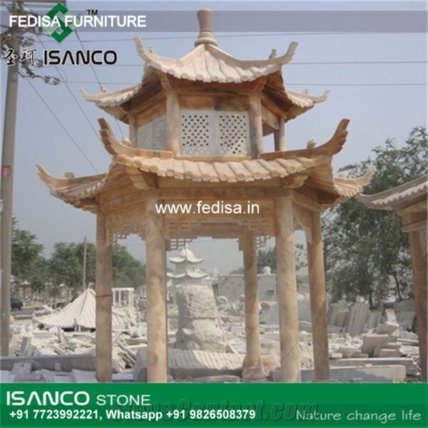 Gazebo Wooden Gazebo Hexagonal Arbour Gazebo Strong Metal Gazebo