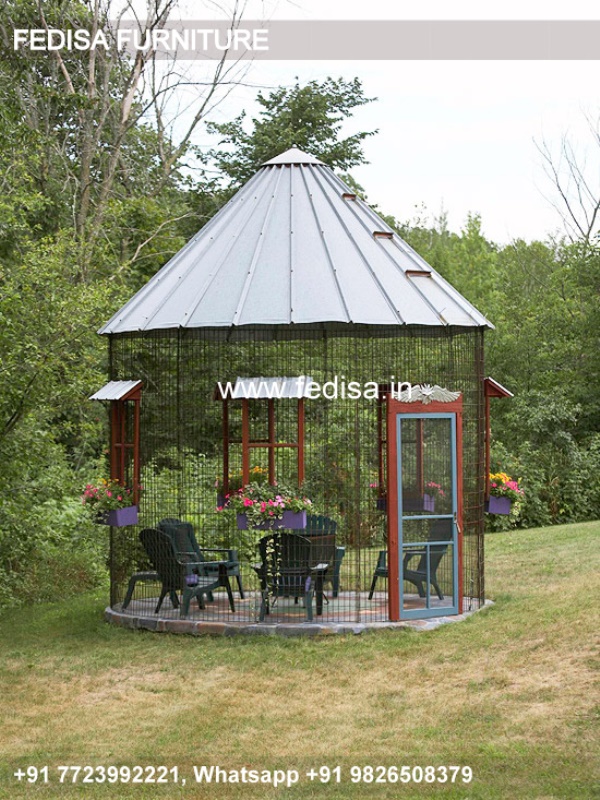 Gazebo Wooden Gazebo Garden Dining Gazebo Exahome Gazebos