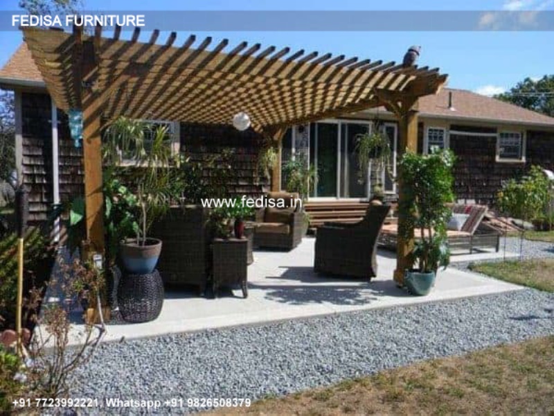 Gazebo Outdoor Gazebo Wooden Pergola 3x3m Round Gazebo Metal