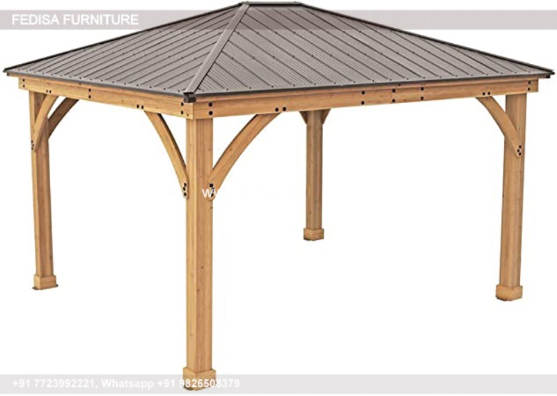Gazebo Wooden Gazebo Belavi Pergola Outsunny 3x3 Gazebo