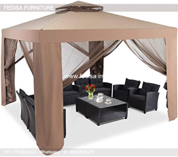 Gazebo Wooden Gazebo Add A Room Gazebo Palram Martinique 4300 Rectangular Gazebo