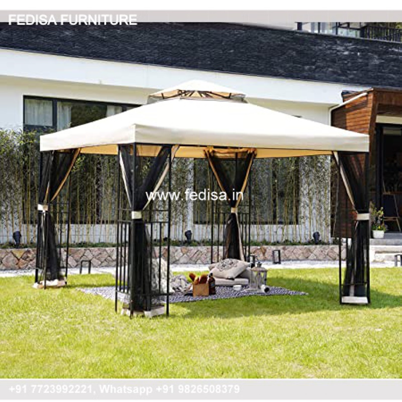 Gazebo Small Gazebo Louvre Roof Gazebo Metal Outdoor Pergola