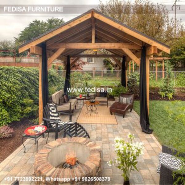 Gazebo Wooden Gazebo Croft 3m X 3m Charcoal Pergola Summer Garden Gazebo Garden Bbq Gazebo